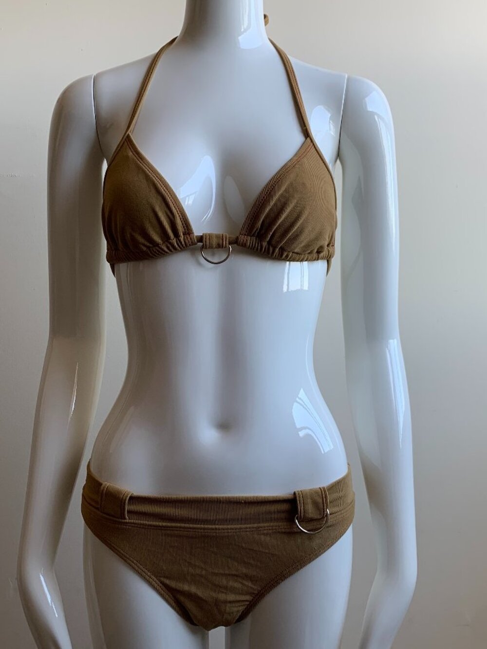 Guess tan brown cargo style bikini